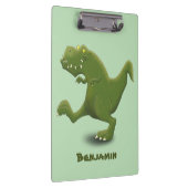 Funny T rex dinosaur cartoon humor Klembord (Rechts)