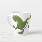 Funny T rex dinosaur cartoon humor Latte Mok (Linkerhoek)