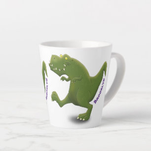Funny T rex dinosaur cartoon humor Latte Mok