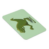 Funny T rex dinosaur cartoon humor Magneet (Rechterzijde)