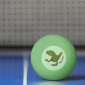 Funny T rex dinosaur cartoon humor Pingpongbal (Net)