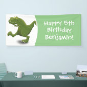 Funny T rex dinosaur cartoon humor Spandoek (Beurs)