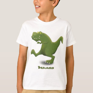 Funny T rex dinosaur cartoon humor T-shirt