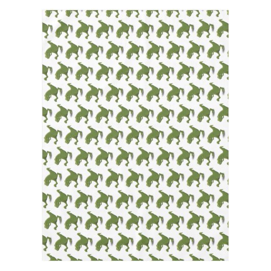 Funny T rex dinosaur cartoon humor Tafelkleed (Voorkant)