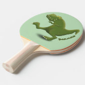 Funny T rex dinosaur cartoon humor Tafeltennisbatje (Voorkant Gekanteld)
