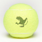 Funny T rex dinosaur cartoon humor Tennisballen (Voorkant)