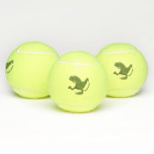 Funny T rex dinosaur cartoon humor Tennisballen (Multi)
