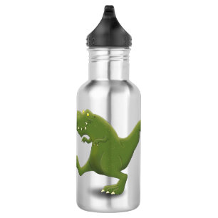 Funny T rex dinosaur cartoon humor Waterfles