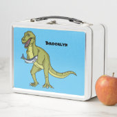 Funny T rex dinosaur illustratie (In situ)