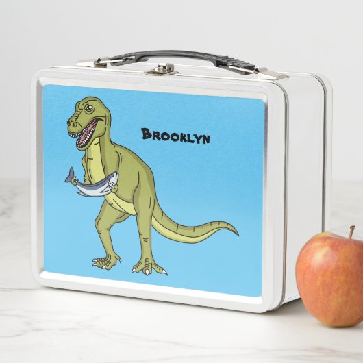 Funny T rex dinosaur illustratie (In situ)