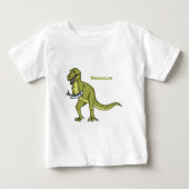 Funny T rex dinosaur illustratie (Voorkant)