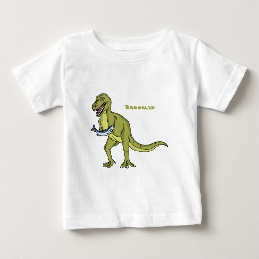 Funny T rex dinosaur illustratie (Voorkant)