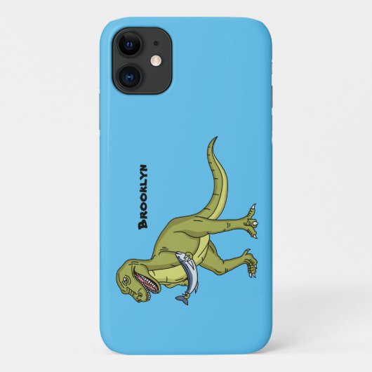 Funny T rex dinosaur illustratie Case-Mate iPhone Case (Achterkant)