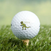 Funny T rex dinosaur illustratie Golfballen (Insitu Shirt)