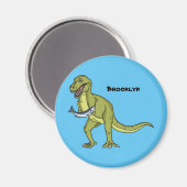 Funny T rex dinosaur illustratie Magneet (Voorkant / Achterkant)