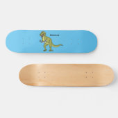 Funny T rex dinosaur illustratie Persoonlijk Skateboard (Horizontaal)