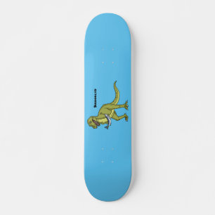 Funny T rex dinosaur illustratie Persoonlijk Skateboard