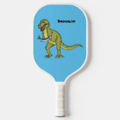 Funny T rex dinosaur illustratie Pickleball Paddle (Voorkant)