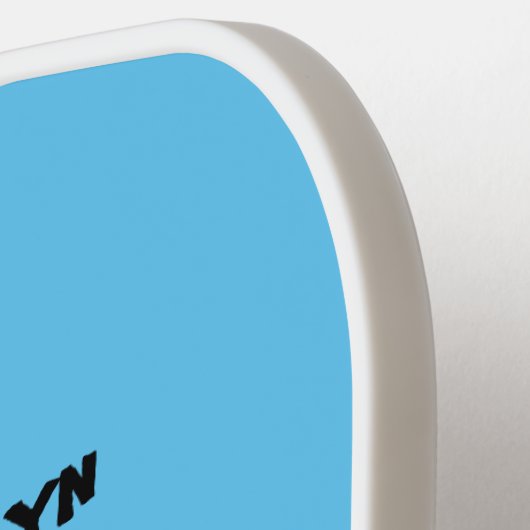 Funny T rex dinosaur illustratie Pickleball Paddle (Links Detail)