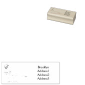 Funny T rex dinosaur illustratie Rubberstempel (Gestempeld)
