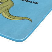 Funny T rex dinosaur illustratie Snijplank (Hoek)