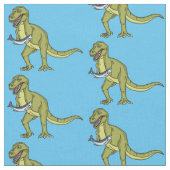 Funny T rex dinosaur illustratie Stof (Close Up)