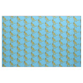 Funny T rex dinosaur illustratie Stof (Fat Quarter)
