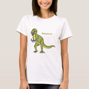 Funny T rex dinosaur illustratie T-shirt