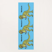 Funny T rex dinosaur illustratie Yogamat (Achterkant)