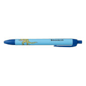 Funny T rex dinosaur illustratie Zwarte Inkt Pen (Bodem)