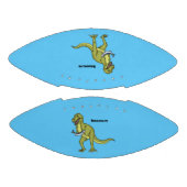 Funny T rex dinosaur illustration American Football (Panelen)
