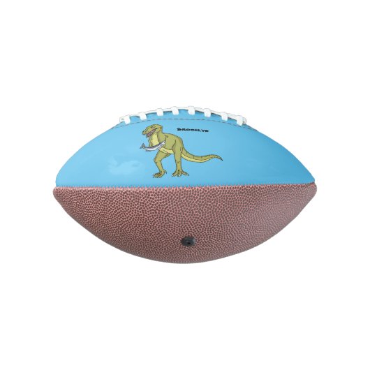 Funny T rex dinosaur illustration American Football (Gedraaid 270)