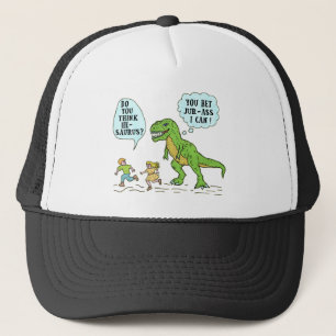 Funny T Rex Dinosaur Jurassic Pun Humoureuze Citaa Trucker Pet