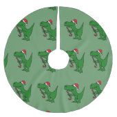 Funny T-rex Dinosaur kerstboomrok Kerstboom Rok (Voorkant)