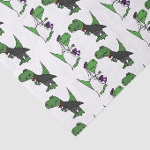Funny T-rex Dinosaur Wedding Tissue Paper Tissuepapier (Detail)