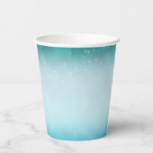 Funny T-rex dinosaurus raket School kind Verjaarda Papieren Bekers (Achterkant)