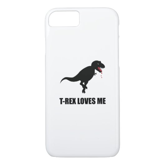 Funny T-Rex houdt van me Case-Mate iPhone Case (Achterkant)
