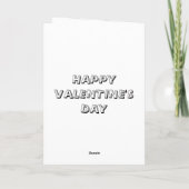 Funny T-Rex Valentine – I Love You This Much Feestdagen Kaart (Achterkant)