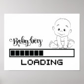 Funny T-shirt Baby Zwangerschap Kind Moeder, 1/2 Poster (Voorkant)