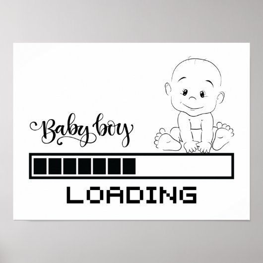 Funny T-shirt Baby Zwangerschap Kind Moeder, 1/2 Poster (Voorkant)