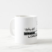 Funny T-shirt Baby Zwangerschap Kind Moeder Koffiemok (Voorkant links)