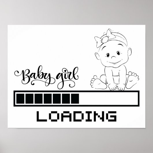 Funny T-shirt Baby Zwangerschap Kind Moeder Poster (Voorkant)