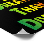 Funny T-shirt Juneteenth Gelijkheid Is Groter Dan  Poster (Hoek)