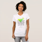 Funny T-Shirt Margarita denkend aan me T-Shirt (Voorkant volledig)