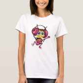 Funny T-Shirt met bijengitaarspeler (Voorkant)