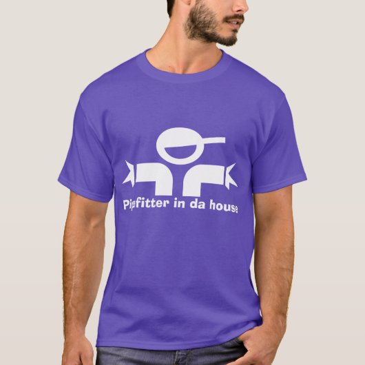 Funny t-shirt met gezegde voor pipefitters (Voorkant)