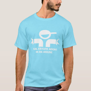 Funny t-shirt met koers voor makelaardij