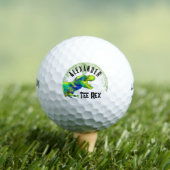 Funny T-shirt Rex Dinosaur Golfballen (Insitu Shirt)