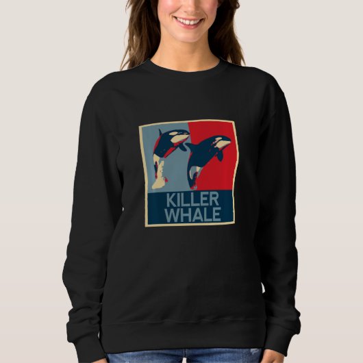Funny T-Shirt, Sea, Orca Whale, Funny, Cute, Goods Trui (Voorkant)
