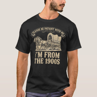 Funny T-shirt voor mannen 'Ik kom uit de jaren 190